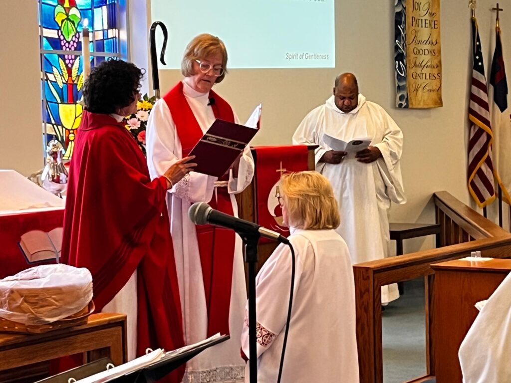 A photo of an ordination ceremony